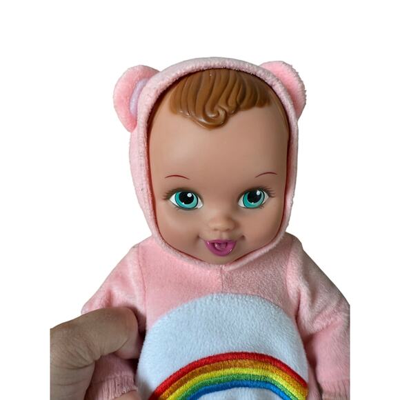 Vintage Lauer Toys/Playmates WATERBABIES Care Bears Cheer Bear Water Baby Doll - Picture 2 of 8